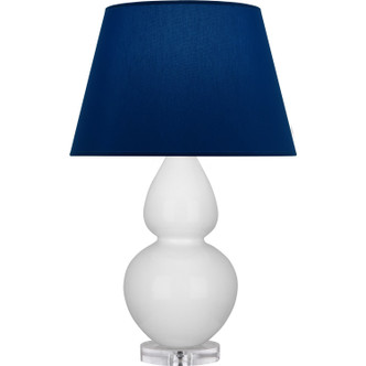 Robert Abbey - DY23N - One Light Table Lamp - Double Gourd - Daisy Glazed Ceramic w/Lucite