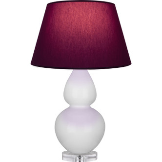 Robert Abbey - DY23P - One Light Table Lamp - Double Gourd - Daisy Glazed Ceramic w/Lucite