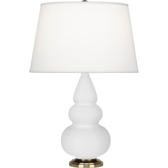 Robert Abbey - DY30X - One Light Accent Lamp - Small Triple Gourd - Daisy Glazed Ceramic w/Antique Natural Brass
