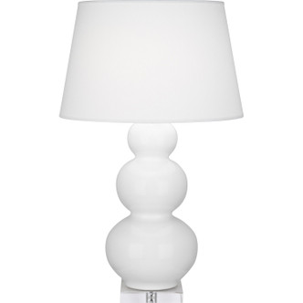Robert Abbey - DY43X - One Light Table Lamp - Triple Gourd - Daisy Glazed Ceramic w/Lucite