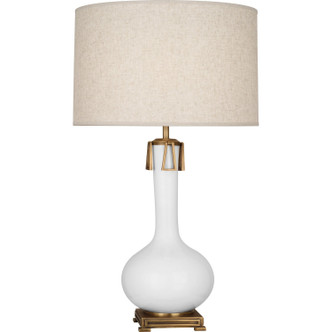Robert Abbey - DY992 - One Light Table Lamp - Athena - Daisy Glazed Ceramic w/Aged Brass