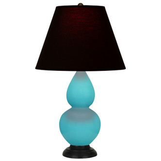 Robert Abbey - EB11K - One Light Accent Lamp - Small Double Gourd - Egg Blue Glazed Ceramic w/Deep Patina Bronze
