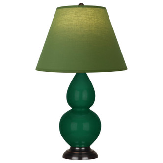 Robert Abbey - JU11G - One Light Accent Lamp - Small Double Gourd - Jungle Glazed Ceramic w/Deep Patina Bronze