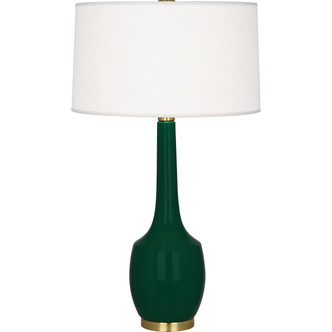 Robert Abbey - JU701 - One Light Table Lamp - Delilah - Jungle Glazed Ceramic