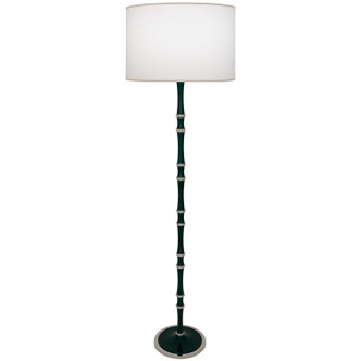 Robert Abbey - JU74 - One Light Floor Lamp - Kane - Jungle w/Polished Nickel
