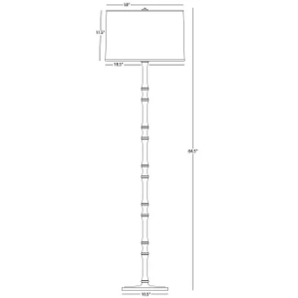 Kane One Light Floor Lamp (JU74)