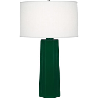 Robert Abbey - JU960 - One Light Table Lamp - Mason - Jungle Glazed Ceramic