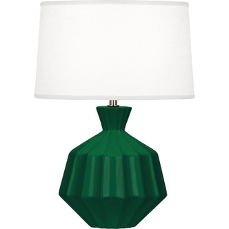 Robert Abbey - JU989 - One Light Accent Lamp - Small Orion - Jungle Glazed Ceramic