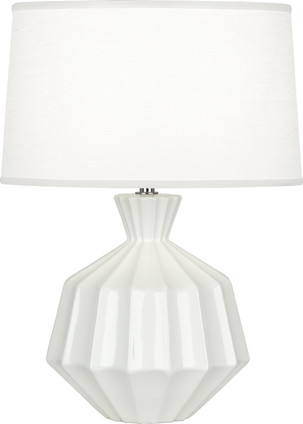 Robert Abbey - LY989 - One Light Accent Lamp - Small Orion - Lily Glazed Ceramic