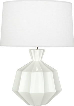 Robert Abbey - LY999 - One Light Table Lamp - Orion - Lily Glazed Ceramic