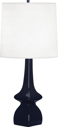 Robert Abbey - MB210 - One Light Table Lamp - Jasmine - Midnight Blue Glazed Ceramic