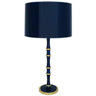 Robert Abbey - MB71MMBX - One Light Table Lamp - Kane - Midnight Blue Matte Midnight Blue w/Modern Brass