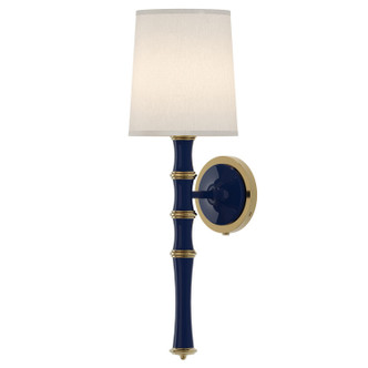 Robert Abbey - MB87 - One Light Wall Sconce - Kane - Midnight Blue w/Modern Brass