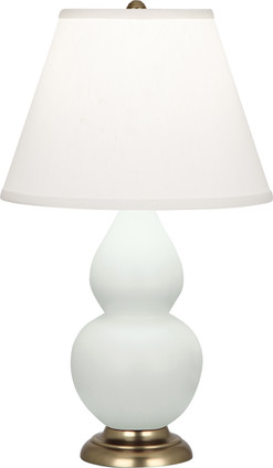 Robert Abbey - MCL50 - One Light Accent Lamp - Small Double Gourd - Matte Celadon Glazed Ceramic w/Antique Natural Brass