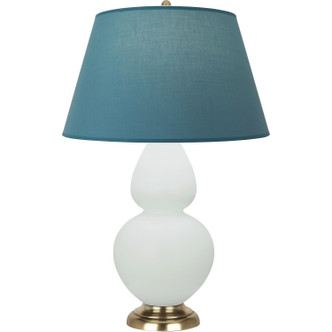 Robert Abbey - MCL55B - One Light Table Lamp - Double Gourd - Matte Celadon Glazed Ceramic w/Antique Natural Brass