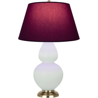 Robert Abbey - MCL55P - One Light Table Lamp - Double Gourd - Matte Celadon Glazed Ceramic w/Antique Natural Brass