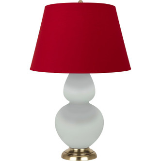 Robert Abbey - MCL55R - One Light Table Lamp - Double Gourd - Matte Celadon Glazed Ceramic w/Antique Natural Brass