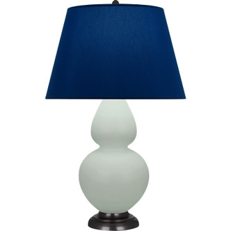 Robert Abbey - MCL57N - One Light Table Lamp - Double Gourd - Matte Celadon Glazed Ceramic w/Deep Patina Bronze