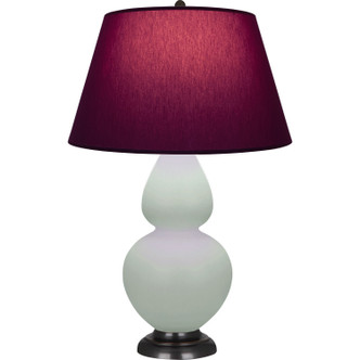 Robert Abbey - MCL57P - One Light Table Lamp - Double Gourd - Matte Celadon Glazed Ceramic w/Deep Patina Bronze