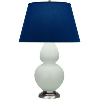 Robert Abbey - MCL59N - One Light Table Lamp - Double Gourd - Matte Celadon Glazed Ceramic w/Antique Silver