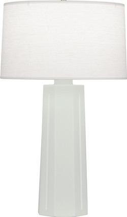 Robert Abbey - MCL60 - One Light Table Lamp - Mason - Matte Celadon Glazed Ceramic