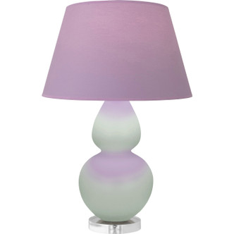 Robert Abbey - MCL62L - One Light Table Lamp - Double Gourd - Matte Celadon Glazed Ceramic w/Lucite