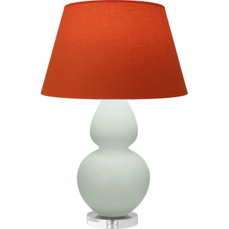 Robert Abbey - MCL62T - One Light Table Lamp - Double Gourd - Matte Celadon Glazed Ceramic w/Lucite