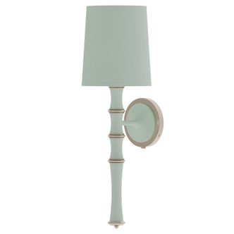 Robert Abbey - MCL88X - One Light Wall Sconce - Kane - Matte Celadon w/Polished Nickel