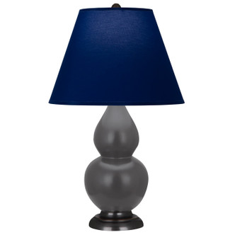 Robert Abbey - MCR51N - One Light Accent Lamp - Small Double Gourd - Matte Ash Glazed Ceramic w/Deep Patina Bronze