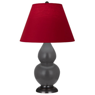 Robert Abbey - MCR51R - One Light Accent Lamp - Small Double Gourd - Matte Ash Glazed Ceramic w/Deep Patina Bronze