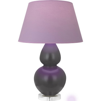 Robert Abbey - MCR62L - One Light Table Lamp - Double Gourd - Matte Ash Glazed Ceramic w/Lucite
