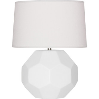 Robert Abbey - MDY01 - One Light Table Lamp - Franklin - Matte Daisy Glazed Ceramic