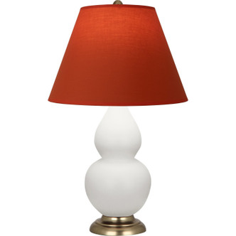 Robert Abbey - MDY10T - One Light Accent Lamp - Small Double Gourd - Matte Daisy Glazed Ceramic w/Antique Natural Brass