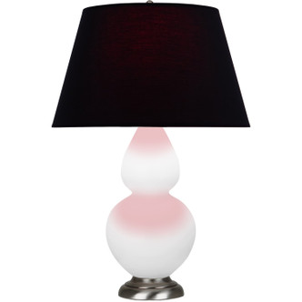 Robert Abbey - MDY22K - One Light Table Lamp - Double Gourd - Matte Daisy Glazed Ceramic w/Antique Silver