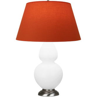 Robert Abbey - MDY22T - One Light Table Lamp - Double Gourd - Matte Daisy Glazed Ceramic w/Antique Silver