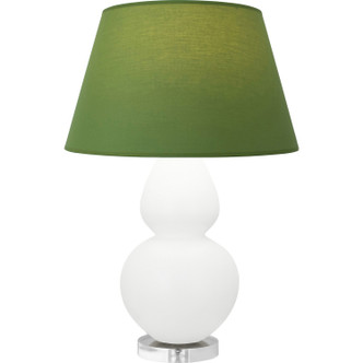 Robert Abbey - MDY23G - One Light Table Lamp - Double Gourd - Matte Daisy Glazed Ceramic w/Lucite