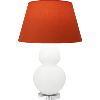 Robert Abbey - MDY23T - One Light Table Lamp - Double Gourd - Matte Daisy Glazed Ceramic w/Lucite