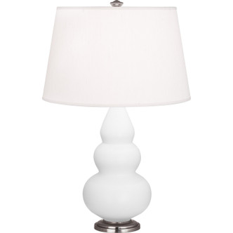 Robert Abbey - MDY32 - One Light Accent Lamp - Small Triple Gourd - Matte Daisy Glazed Ceramic w/Antique Silver