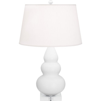 Robert Abbey - MDY33 - One Light Accent Lamp - Small Triple Gourd - Matte Daisy Glazed Ceramic w/Lucite