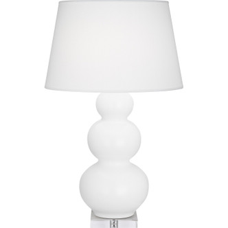 Robert Abbey - MDY43 - One Light Table Lamp - Triple Gourd - Matte Daisy Glazed Ceramic w/Lucite