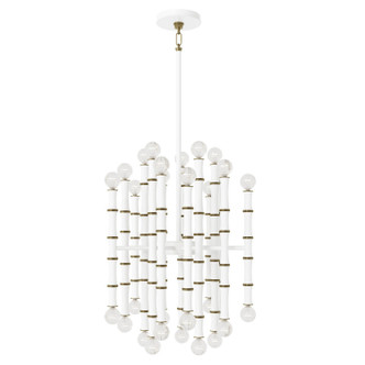 Robert Abbey - MDY48 - 30 Light Chandelier - Kane - Matte Daisy w/Modern Brass
