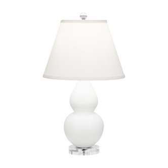 Robert Abbey - MDY53 - One Light Accent Lamp - Small Double Gourd - Matte Daisy Glazed Ceramic w/Lucite
