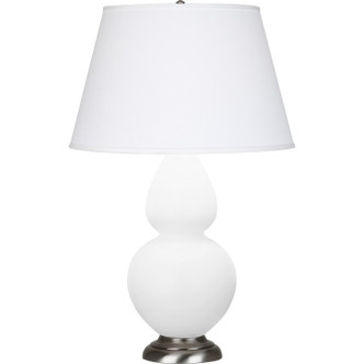 Robert Abbey - MDY59 - One Light Table Lamp - Double Gourd - Matte Daisy Glazed Ceramic w/Antique Silver
