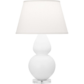 Robert Abbey - MDY62 - One Light Table Lamp - Double Gourd - Matte Daisy Glazed Ceramic w/Lucite