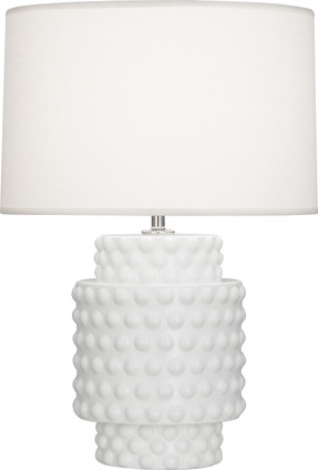 Robert Abbey - MLY09 - One Light Accent Lamp - Small Dolly - Matte Lily Glazed Textured Ceramic