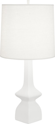 Robert Abbey - MLY10 - One Light Table Lamp - Jasmine - Matte Lily Glazed Ceramic