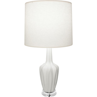 Robert Abbey - MLY35 - One Light Accent Lamp - Small Emma - Matte Lily Glazed Ceramic w/Polished Nickel