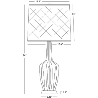Emma One Light Table Lamp (MLY38)