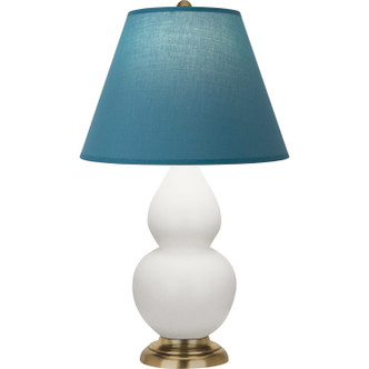 Robert Abbey - MLY50B - One Light Accent Lamp - Small Double Gourd - Matte Lily Glazed Ceramic w/Antique Natural Brass