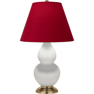 Robert Abbey - MLY50R - One Light Accent Lamp - Small Double Gourd - Matte Lily Glazed Ceramic w/Antique Natural Brass
